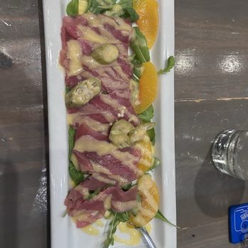 Hook & Barrel - Tuna carpaccio - Seafood Near Me - Myrtle Beach, South Carolina
