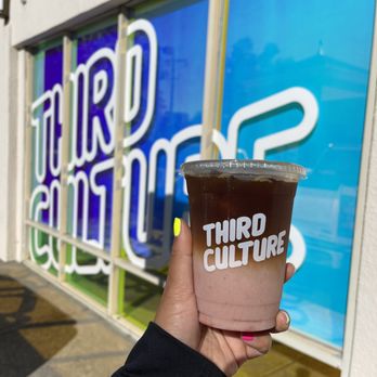 Third Culture Bakery - Strawberry lychee cold brew oat milk latte (V unique... I'd get it with normal milk next time bc the cold brew is a lil bitter) - Bakeries Near Me - Walnut Creek, California Third Culture Bakery - Strawberry lychee cold brew oat milk latte (V unique... I'd get it with normal milk next time bc the cold brew is a lil bitter) - Bakeries Near Me - Walnut Creek, California