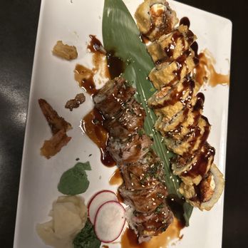 Fuji Hibachi&Sushi - Rock and roll roll and tempura roll - Japanese Near Me - Monroe, Michigan