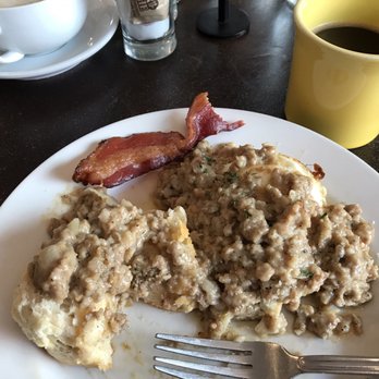 Brewed - Build your own biscuit with IPA gravy, applewood smoked bacon & a fried egg (under copious amounts of gravy). - Coffee & Tea Near Me - Fort Worth, Texas Brewed - Build your own biscuit with IPA gravy, applewood smoked bacon & a fried egg (under copious amounts of gravy). - Coffee & Tea Near Me - Fort Worth, Texas