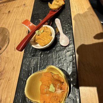 Sushi Jin - Uni sampler: I wouldn't order next time.. - Sushi Bars Near Me - Mountain View, California Sushi Jin - Uni sampler: I wouldn't order next time.. - Sushi Bars Near Me - Mountain View, California