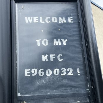 KFC - a welcome sign on the side of a building - Fast Food Near Me - Savannah, Georgia KFC - a welcome sign on the side of a building - Fast Food Near Me - Savannah, Georgia