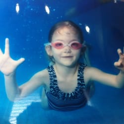 Little Fishes Swim School - Maddi during her swimming lesson at Little Fishes