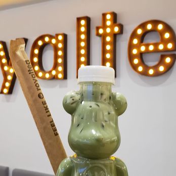 RoyalTea - a green frog holding a baseball bat - Bubble Tea Near Me - Richmond Hill, Ontario RoyalTea - a green frog holding a baseball bat - Bubble Tea Near Me - Richmond Hill, Ontario