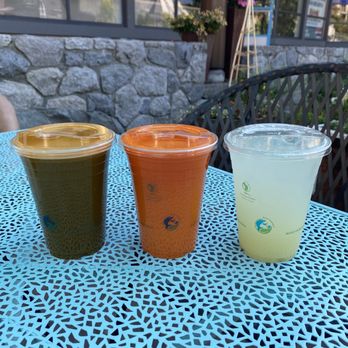 Naked Sprout Cafe - Holy Kale ($11), Bugs Bunny ($10), Ginger Lemonade ($8) - Vegan Near Me - Whistler, British Columbia Naked Sprout Cafe - Holy Kale ($11), Bugs Bunny ($10), Ginger Lemonade ($8) - Vegan Near Me - Whistler, British Columbia