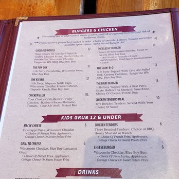 Potosi Brewing Co - Menu - Breweries Near Me - Potosi, Wisconsin