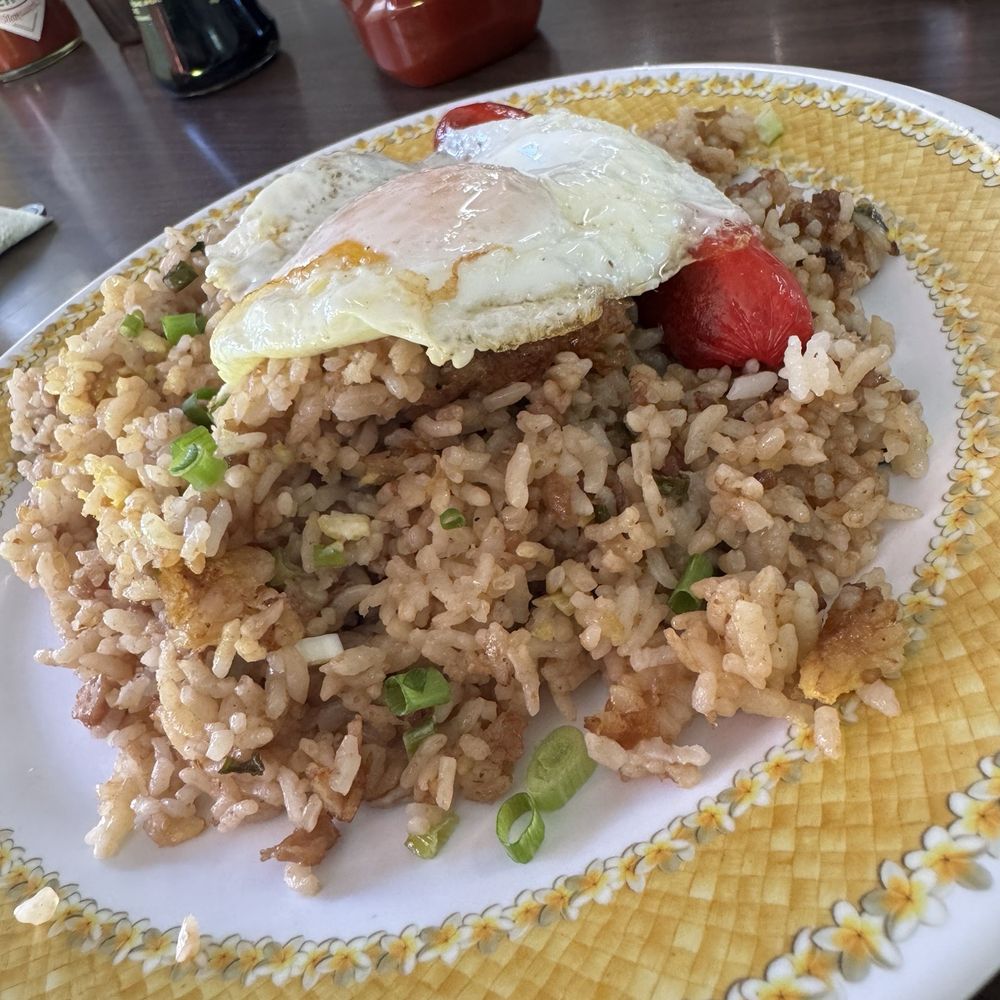 Jack's Inn - Another angle of the fried rice special - Breakfast & Brunch Near Me - Kahului, Hawaii