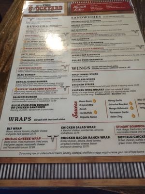Menu photo 1 Stockyard Grill & Saloon Coon Valley, WI Menu photo 1 Stockyard Grill & Saloon Coon Valley, WI