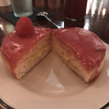 Rosebud Bar & Kitchen - Lemon raspberry donut - New American Near Me - Somerville, Massachusetts