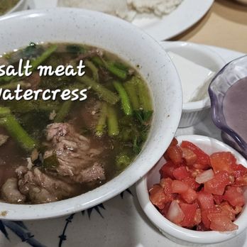 O'ahu Grill - Salt meat watercress old school - Hawaiian Near Me - Honolulu, Hawaii