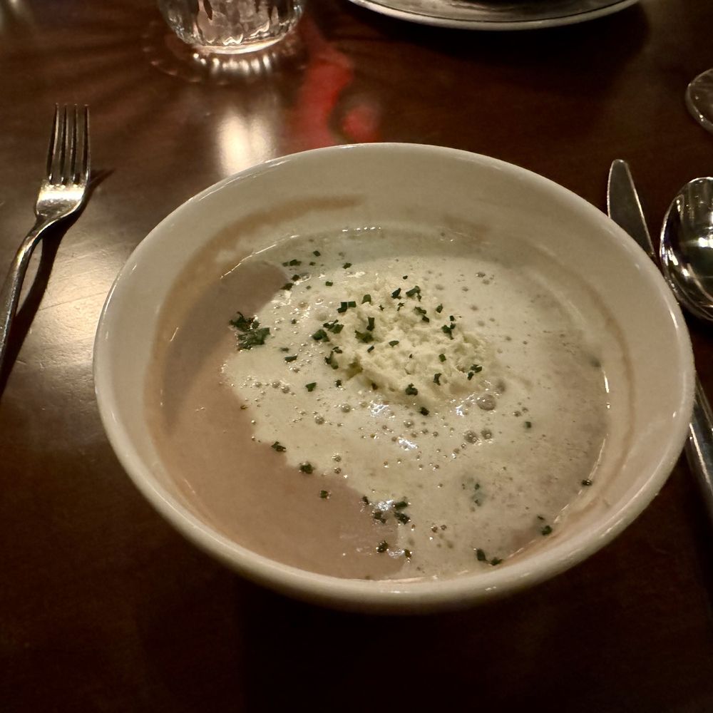 La Marchande - Roasted Chestnut Soup - French Near Me - New York, New York La Marchande - Roasted Chestnut Soup - French Near Me - New York, New York