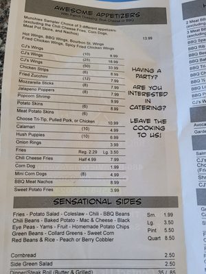 Menu photo 3 CJ's Barbecue Oxnard, CA