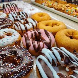 Blueberry Cake Donuts