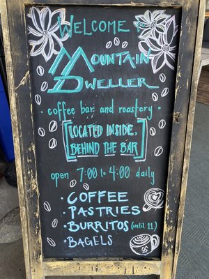 Menu photo 8 Mountain Dweller Coffee Roasters Frisco, CO Menu photo 8 Mountain Dweller Coffee Roasters Frisco, CO