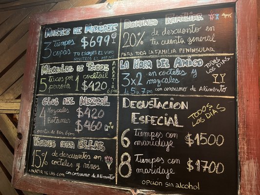 Menu photo 7 Axiote Playa del Carmen, ROO