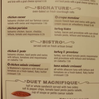 la Madeleine - Menu - Cafes Near Me - El Paso, Texas la Madeleine - Menu - Cafes Near Me - El Paso, Texas