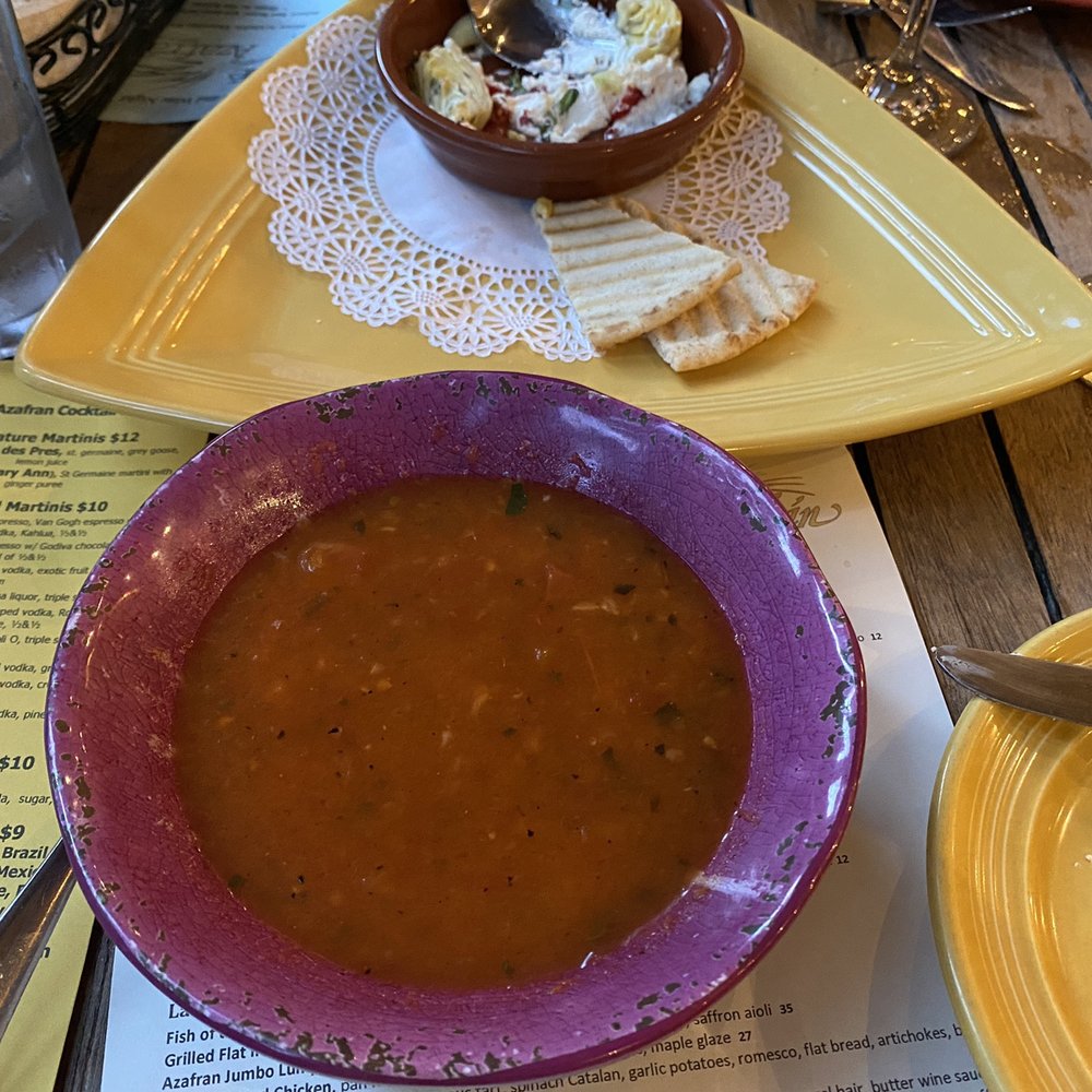 Cafe Azafran - Watermelon gazpacho - Breakfast & Brunch Near Me - Rehoboth Beach, Delaware Cafe Azafran - Watermelon gazpacho - Breakfast & Brunch Near Me - Rehoboth Beach, Delaware