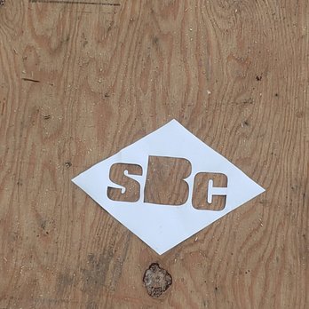 Simpson Building Company - logo on plywood door - General Contractors Near Me - Eureka, California
