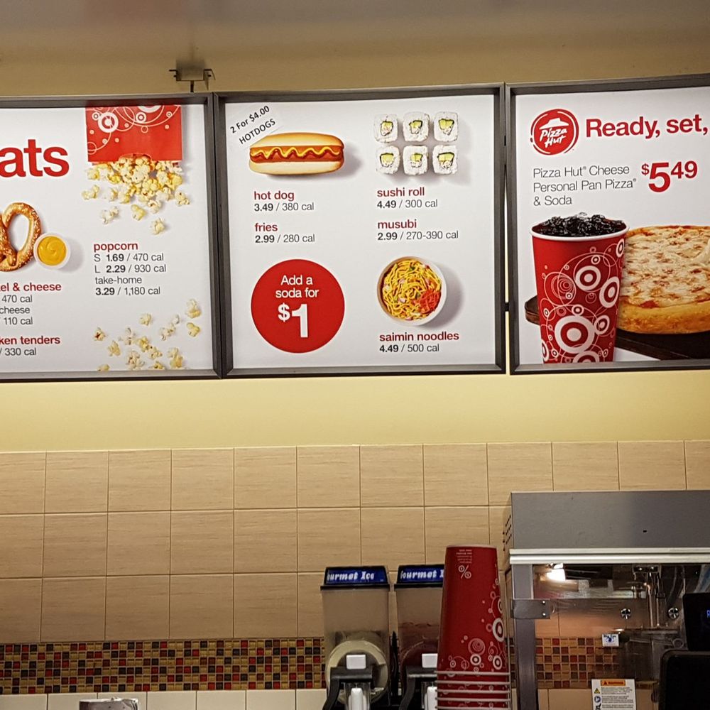 Target - Food Court Menu Board (additional offerings unique to Hawaii) - Department Stores Near Me - Kahului, Hawaii Target - Food Court Menu Board (additional offerings unique to Hawaii) - Department Stores Near Me - Kahului, Hawaii