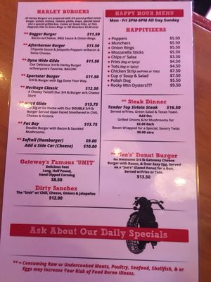 Menu photo 1 Gateway Pub Sandy, OR