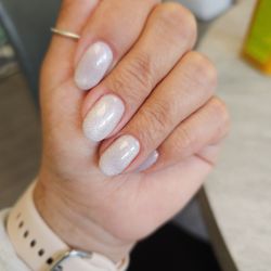 Gina Nails - I have cat eye this time , love it