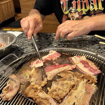 Bud Namu Korean BBQ - marinated beef belly - Barbeque Near Me - Los Angeles, California