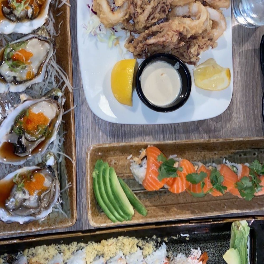 Sushi Lounge - Poway - fried Crispy Calamari, Tasmanian Devil Roll, pacific oysters - Sushi Bars Near Me - Poway, California Sushi Lounge - Poway - fried Crispy Calamari, Tasmanian Devil Roll, pacific oysters - Sushi Bars Near Me - Poway, California