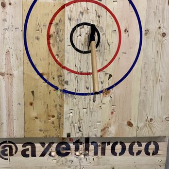 Axe Thro Co - I finally hit it! - Axe Throwing Near Me - San Diego, California