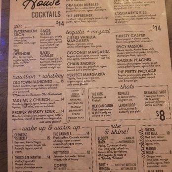 Public House Temecula - Menu - New American Near Me - Temecula, California
