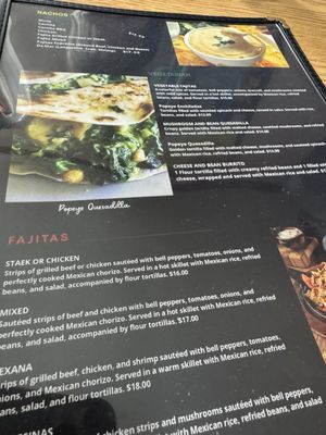 Menu photo 1 Rancho Alegre Mexican Resturant Union City, PA