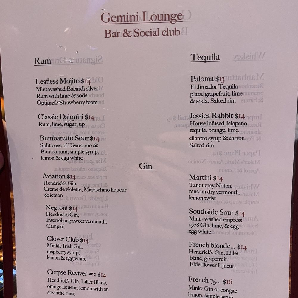 Gemini Lounge - More Hand-Crafted Cocktails - Cocktail Bars Near Me - Bandon, Oregon Gemini Lounge - More Hand-Crafted Cocktails - Cocktail Bars Near Me - Bandon, Oregon