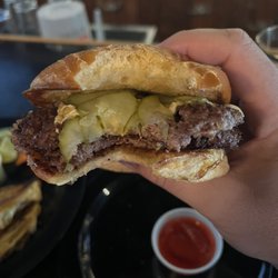 Double smash burger