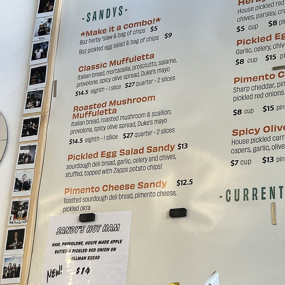 Sandy's - Menu - Sandwiches Near Me - San Francisco, California Sandy's - Menu - Sandwiches Near Me - San Francisco, California