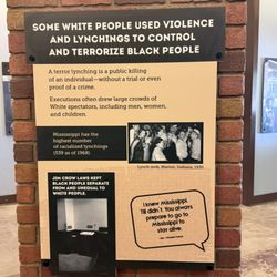 Emmett Till Interpretive Center - Displays inside the center.