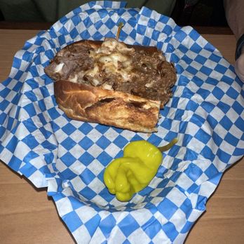 Scribles Bistro & Deli - 1/2 Philly cheese steak sandwich. - Delis Near Me - Eugene, Oregon