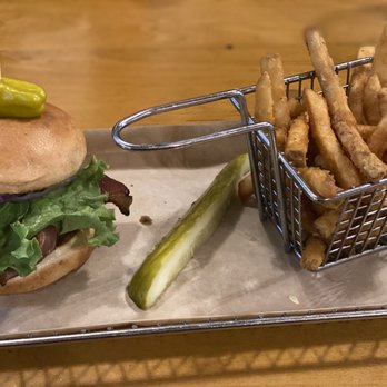 Hops Burger Bar - Classic burger and fries - Burgers Near Me - Greensboro, North Carolina