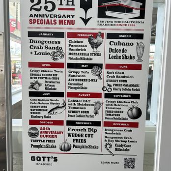 Gotts Roadside - Specials menu at Gott's - Burgers Near Me - Napa, California Gotts Roadside - Specials menu at Gott's - Burgers Near Me - Napa, California