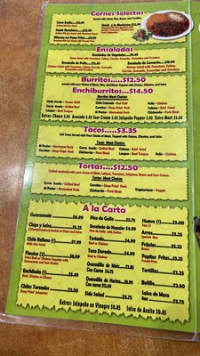 Menu photo 6 El Pirrin San Jose, CA