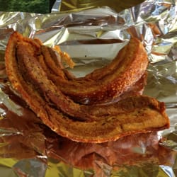 El Unico Meat Market - Freshly made Chicharrones! Yummmm...