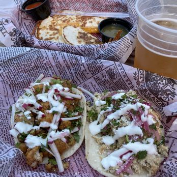 Packwood Brewing Co. - Quesadilla, cauliflower, and chicken tacos. Food is good, beer is better! - Brewpubs Near Me - Packwood, Washington Packwood Brewing Co. - Quesadilla, cauliflower, and chicken tacos. Food is good, beer is better! - Brewpubs Near Me - Packwood, Washington