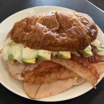 Just Java Coffee - Turkey, bacon, and avocado with avo cilantro dressing. - Coffee & Tea Near Me - Bermuda Dunes, California