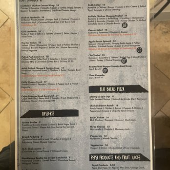Lakeview Restaurant - Menu front - New American Near Me - Salt Lake City, Utah