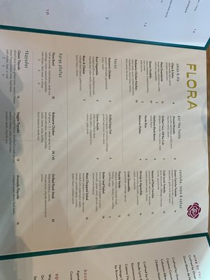 Menu photo 5 Flora Albuquerque, NM
