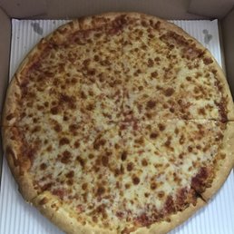 Large cheese pizza. 7/10 a little rubbery but still good. Good price.