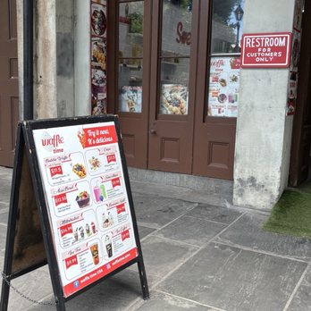 Waffle Time - Menu - Desserts Near Me - New Orleans, Louisiana
