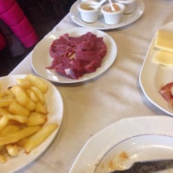 La Petit Raclette - Preparativos de la regglete
