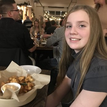 Prescott's Provisions - Fried cauliflower was yummy and big enough for a vegetarian entree option.  Ask waiter to sub out dip - New American Near Me - Tonawanda, New York