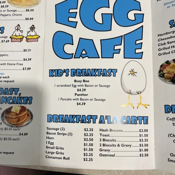 Bird's Egg Cafe - Menu - Breakfast & Brunch Near Me - Palestine, Texas