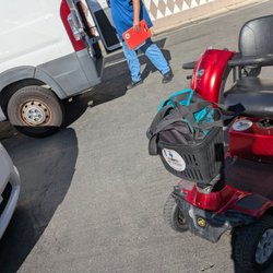 Soaring Scooters - Delivering school at Denny's next to Disneyland
