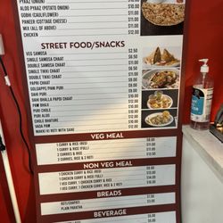 Singh's Style Indian Takeaway - Menu as of 22Oct2025